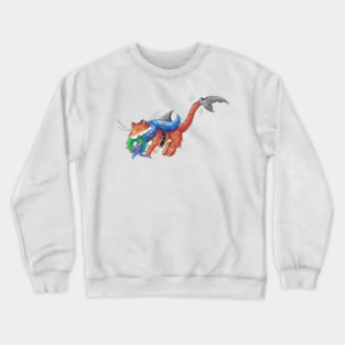 Tiger Shark Wreath Crewneck Sweatshirt